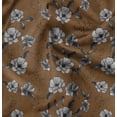 thumbnail image 1 of Soimoi Pure Silk Brown Fabric By the Yard - 42 Inch Wide - Florals Print Fabric - Elegant and Timeless Patterns for Fashion and Home Decor Printed Fabric, 1 of 6
