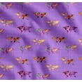 thumbnail image 1 of Soimoi Purple Cotton Cambric Fabric Check & World Map Print Fabric by the Yard 42 Inch Wide, 1 of 7