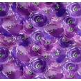 thumbnail image 1 of Soimoi Purple Cotton Cambric Fabric Flower Watercolor Printed Fabric 1 Yard 56 Inch Wide, 1 of 7