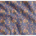 thumbnail image 1 of Soimoi Purple Cotton Cambric Fabric Leaves & Azalea Floral Printed Craft Fabric by the Yard 56 Inch Wide, 1 of 7