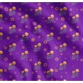 thumbnail image 1 of Soimoi Purple Cotton Cambric Fabric Marigold Floral Print Fabric by the Yard 58 Inch Wide, 1 of 7