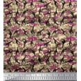 thumbnail image 1 of Soimoi Purple Cotton Duck Fabric Dot,Camouflage Texture & Giraffe Animal Print Sewing Fabric BTY 42 Inch Wide, 1 of 1