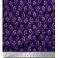 thumbnail image 1 of Soimoi Purple Cotton Duck Fabric Red Berries Fruits Fabric Prints By Yard 42 Inch Wide, 1 of 3