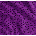 thumbnail image 1 of Soimoi Purple Cotton Poplin Fabric Black Dots Print Fabric by the Yard 42 Inch Wide, 1 of 7