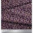 thumbnail image 1 of Soimoi Purple Cotton Poplin Fabric Giraffe Animal Skin Decor Fabric Printed BTY 42 Inch Wide, 1 of 3