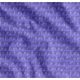 thumbnail image 1 of Soimoi Purple Cotton Poplin Fabric Notes Musical Instrument Print Fabric by the Yard 56 Inch Wide, 1 of 7