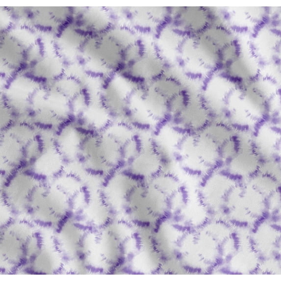 Soimoi Purple Cotton Voile Fabric Rays Tie-Dye Decor Fabric Printed BTY 42 Inch Wide