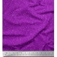 thumbnail image 1 of Soimoi Purple Cotton Voile Fabric Splatter Art Abstract Print Sewing Fabric Yard 42 Inch Wide, 1 of 3