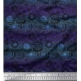 thumbnail image 1 of Soimoi Purple Heavy Canvas Fabric Artistic Flower Mandala Fabric Upholstery Fabric, Fabric for Home Accents Prints by Yard 58 Inch Wide, 1 of 3