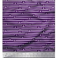 thumbnail image 1 of Soimoi Purple Heavy Canvas Fabric Triangle & Line Geometric Print Fabric by Yard 58 Inch Wide, 1 of 3