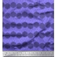 thumbnail image 1 of Soimoi Purple Moss Georgette Fabric The Flower Of Life Geometric Decor Fabric Printed Yard 44 Inch Wide, 1 of 3