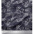 thumbnail image 1 of Soimoi Purple Velvet Fabric Leopard Animal Skin Decor Fabric Printed Yard 58 Inch Wide, 1 of 3