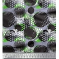 thumbnail image 1 of Soimoi Rayon Crepe Fabric Brush Stroke & Dots Abstract Fabric Prints by Yard 46 Inch Wide, 1 of 3
