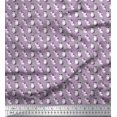 thumbnail image 1 of Soimoi Rayon Crepe Fabric Cat Animal Decor Fabric Printed Yard 46 Inch Wide, 1 of 3