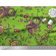 thumbnail image 1 of Soimoi Rayon Crepe Fabric Floral & Paisley Printed Craft Fabric by the Yard 46 Inch Wide, 1 of 3