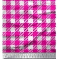 thumbnail image 1 of Soimoi Rayon Crepe Fabric Gingham Check Print Fabric by Yard 46 Inch Wide, 1 of 3