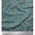 thumbnail image 1 of Soimoi Rayon Fabric Artistic Paisley Decor Fabric Printed Yard 56 Inch Wide, 1 of 1