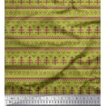 thumbnail image 1 of Soimoi Rayon Fabric Aztec Geometric Print Fabric by Yard 56 Inch Wide, 1 of 1