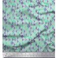 thumbnail image 1 of Soimoi Rayon Fabric Dot & Check Geometric Printed Fabric 1 Yard 56 Inch Wide, 1 of 1