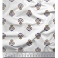 thumbnail image 1 of Soimoi Rayon Fabric Floral Block Fabric Prints by Yard 56 Inch Wide, 1 of 3
