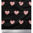 thumbnail image 1 of Soimoi Rayon Fabric Floral & Heart Fabric Prints by Yard 56 Inch Wide, 1 of 3