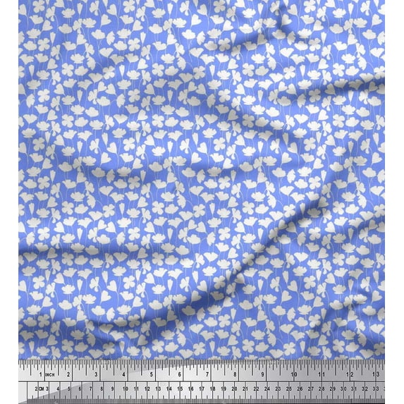 Soimoi Rayon Fabric Floral Shirting Print Fabric by The Yard 42 Inch Wide