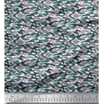 thumbnail image 1 of Soimoi Rayon Fabric Two Tone With White Camouflage Print Fabric by the Yard 42 Inch Wide, 1 of 1