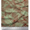 thumbnail image 1 of Soimoi Red Cotton Duck Fabric Abstracts Abstract Printed Fabric 1 Yard 42 Inch Wide, 1 of 3