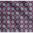 thumbnail image 1 of Soimoi Red Cotton Poplin Fabric Blue Mandala Fabric Prints By Yard 56 Inch Wide, 1 of 7
