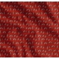 thumbnail image 1 of Soimoi Red Cotton Voile Fabric Notes Musical Instrument Print Sewing Fabric Yard 56 Inch Wide, 1 of 7