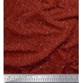 thumbnail image 1 of Soimoi Red Silk Fabric Splatter Art Abstract Print Fabric by Yard 42 Inch Wide, 1 of 3
