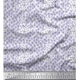 thumbnail image 1 of Soimoi Silk Fabric Artistic Floral Shirting Print Sewing Fabric Yard 42 Inch Wide, 1 of 1