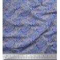 thumbnail image 1 of Soimoi Silk Fabric Brush Stroke Abstract Print Fabric by Yard 42 Inch Wide, 1 of 1
