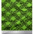 thumbnail image 1 of Soimoi Silk Fabric Check & Animal Skin Print Fabric by Yard 42 Inch Wide, 1 of 1