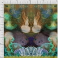 thumbnail image 1 of Soimoi Silk Fabric Clown Fish & Shell Panel Decor Fabric Printed Yard 42 Inch Wide, 1 of 3