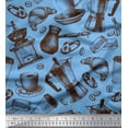 thumbnail image 1 of Soimoi Silk Fabric Cookies,Cup & Mixer Jar Kitchen Print Fabric by the Yard 42 Inch Wide, 1 of 1