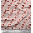 thumbnail image 1 of Soimoi Silk Fabric Dot & Check Patchwork Decor Fabric Printed Yard 42 Inch Wide, 1 of 1