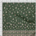 thumbnail image 1 of Soimoi Silk Fabric Insect & Anemone Panel Decor Fabric Printed Yard 42 Inch Wide, 1 of 3
