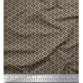 thumbnail image 1 of Soimoi Silk Fabric Men Bag Shirting Fabric Prints by Yard 42 Inch Wide, 1 of 1
