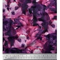 thumbnail image 1 of Soimoi Silk Fabric Puppies Scene Print Fabric by The Yard 42 Inch Wide, 1 of 1