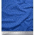 thumbnail image 1 of Soimoi Silk Fabric Star Small Print Sewing Fabric Yard 42 Inch Wide, 1 of 1
