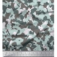thumbnail image 1 of Soimoi Silk Fabric Two Tone Camouflage Printed Fabric 1 Yard 42 Inch Wide, 1 of 1