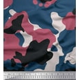 thumbnail image 1 of Soimoi Silk Fabric Two Tone With White Camouflage Print Sewing Fabric Yard 42 Inch Wide, 1 of 1
