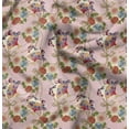 thumbnail image 1 of Soimoi Heavyweight Cotton Canvas Fabric Material- 56 Inch Wide, Pink- Floral Print, Ideal For Making Durable Tote Bags, Backpacks, Upholstery, Cushions, Tents, Outdoor Furniture Covers, 1 Yard, 1 of 6