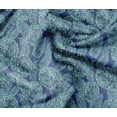 thumbnail image 1 of Soimoi Heavyweight Cotton Poplin Fabric Material, Green- Leaves Printed- 42" Inch Width, Cotton Material For Quilt Making, Dresses, Pajamas, Pillowcases, Tablecloths, Kurtis, 1 Yard, 1 of 6