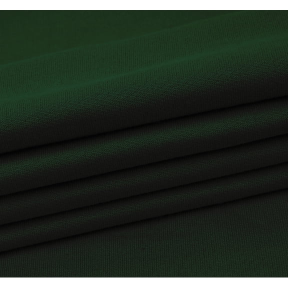 Soimoi SolidDark GreenCottonFleeceFabricBy The Yard Sewing DIY StretchFabric66 Inches Wide WarmFabricFor Hats, Coats, Gloves, Blankets