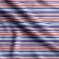 thumbnail image 1 of Soimoi Stripe Printed, Polyester Fleece, Fabric by The Yard Sewing DIY Stretch Fabric 56 Inches Wide, WarmFabric for Hats, Coats, Gloves, Blankets, Blue, 1 of 5