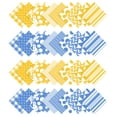 thumbnail image 1 of Soimoi Stripes Print&nbsp;Precut 5-inch Cotton&nbsp;Fabric&nbsp;Quilting&nbsp;Squares&nbsp;Charm Pack DIY Patchwork Sewing Craft-Yellow, 1 of 7