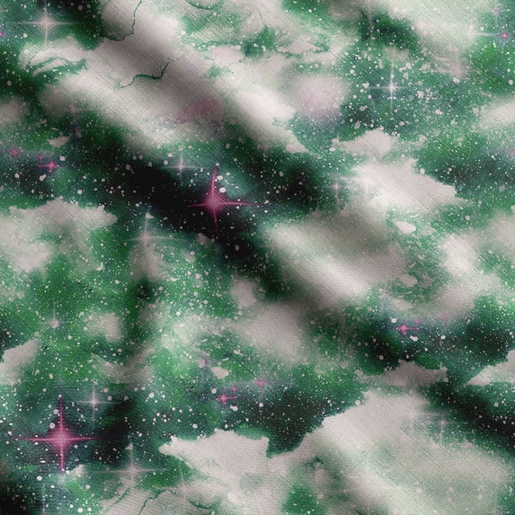 Soimoi Texture Print,Cotton Cambric Quilting Fabric Sold by The Yard- 42 Inch Wide Medium Weight Cotton Fabric SewingSupplies -Green