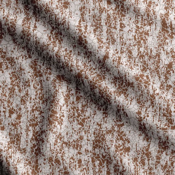 Soimoi Texture Print,Cotton Poplin Sewing Fabric Sold by The Yard- 42 Inch WideSewing Craft Quilting/ Quilt Making Fabric -Brown